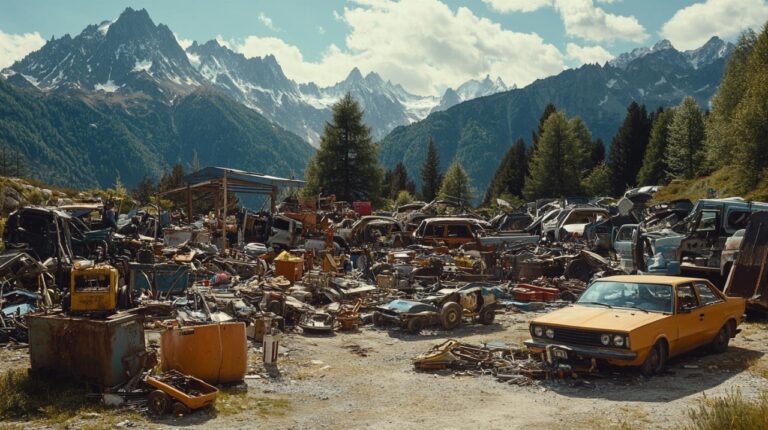 Invertir en desguace de coches y recuperación en los Alpes: Ventajas del reciclaje automotriz en zonas montañosas